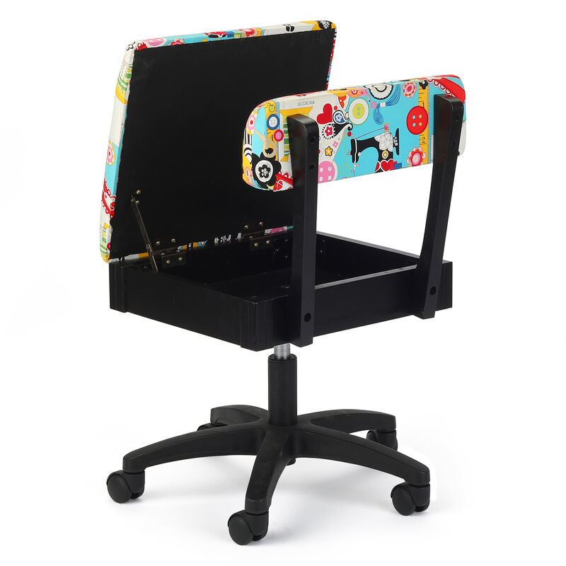 Hydraulic Sewing Chairs: Sew Wow, So Now! Print