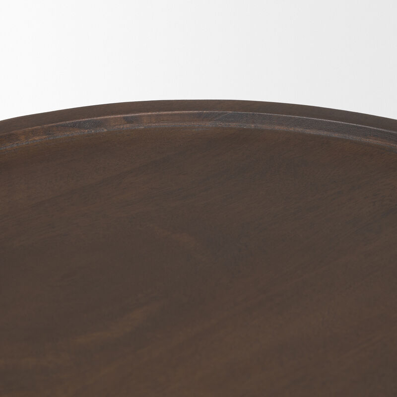 Takoda Dark Brown Accent Table