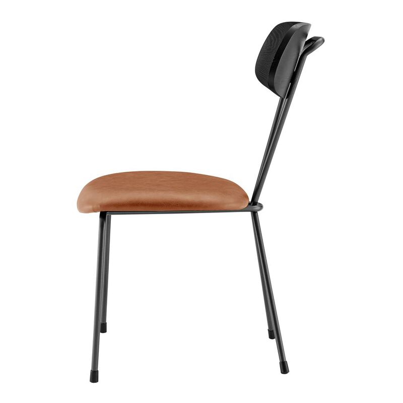 Elise PU Dining Side Chair, (Set of 4)