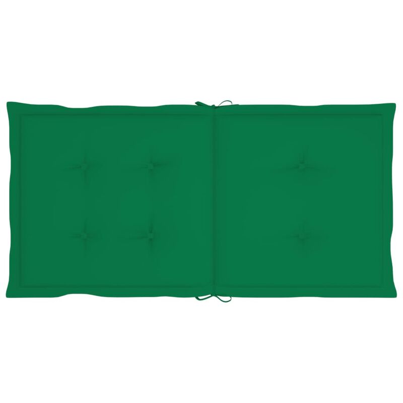 vidaXL Garden Chair Cushions 6 pcs Green 39.4"x19.7"x1.6"