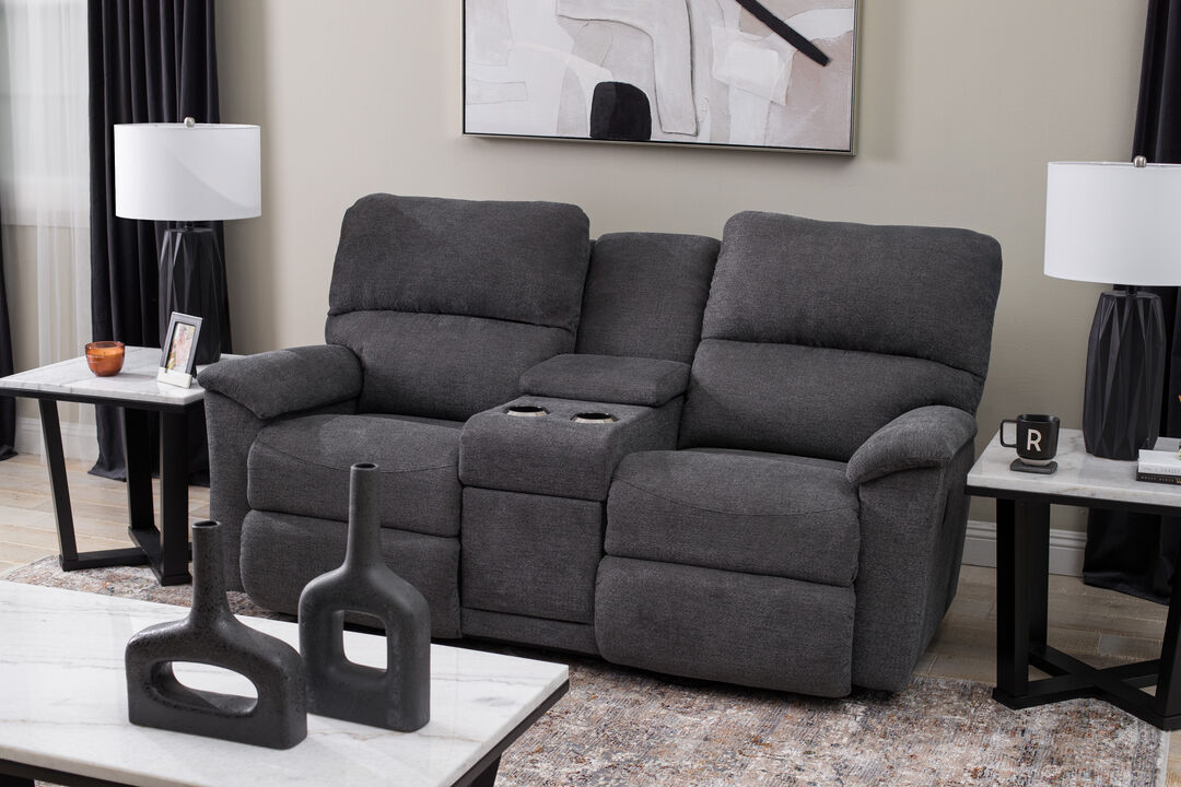 Brooks Reclining Loveseat with Console