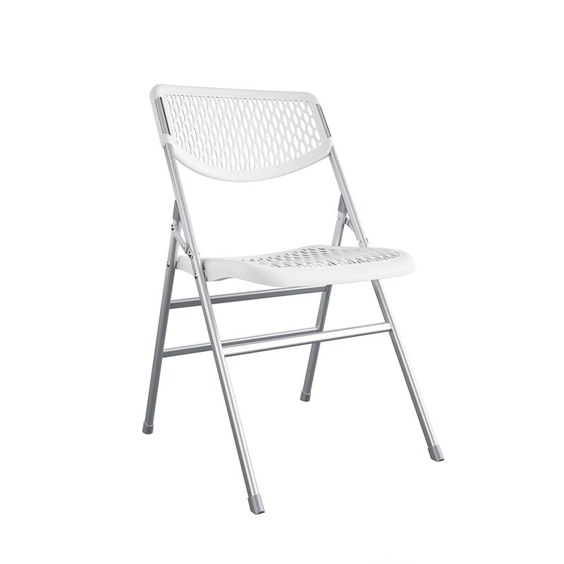 COSCO Ultra Comfort Commercial XL Plastic Folding Chairs 4-Pack