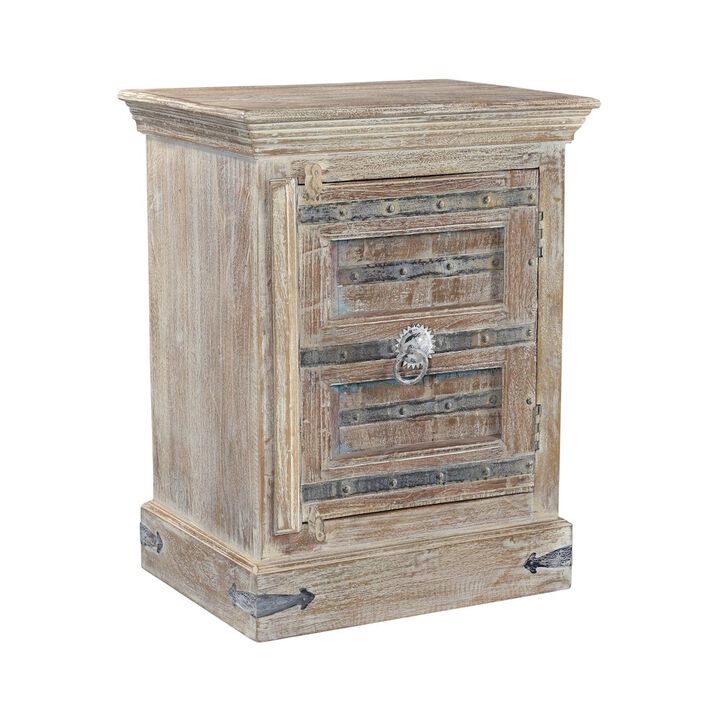 Taran Designs Callan 1-door Solid Wood Nightstand (Right)