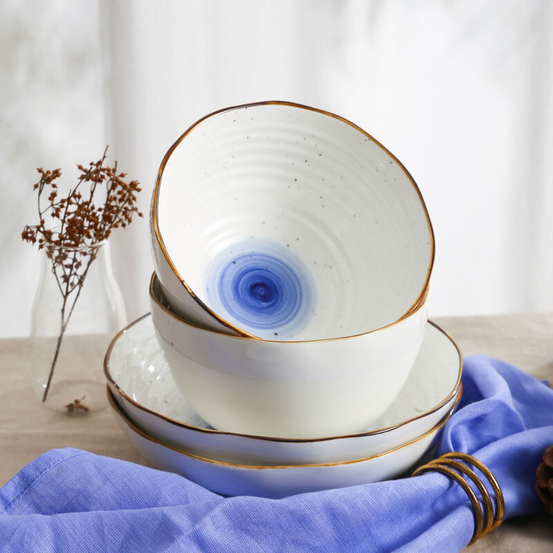 Christian Siriano Luma Porcelain 16 Piece Dinnerware Set