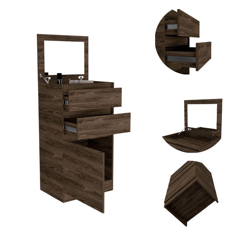 FM FURNITURE LLC Celestial Dresser With Jewlery Box