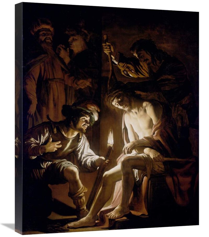 Christ Crowned with Thorns-Canvas Art-22x28