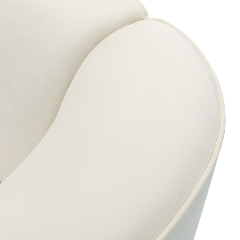 Merax Curved Contemporary Fabric Sofa Couch