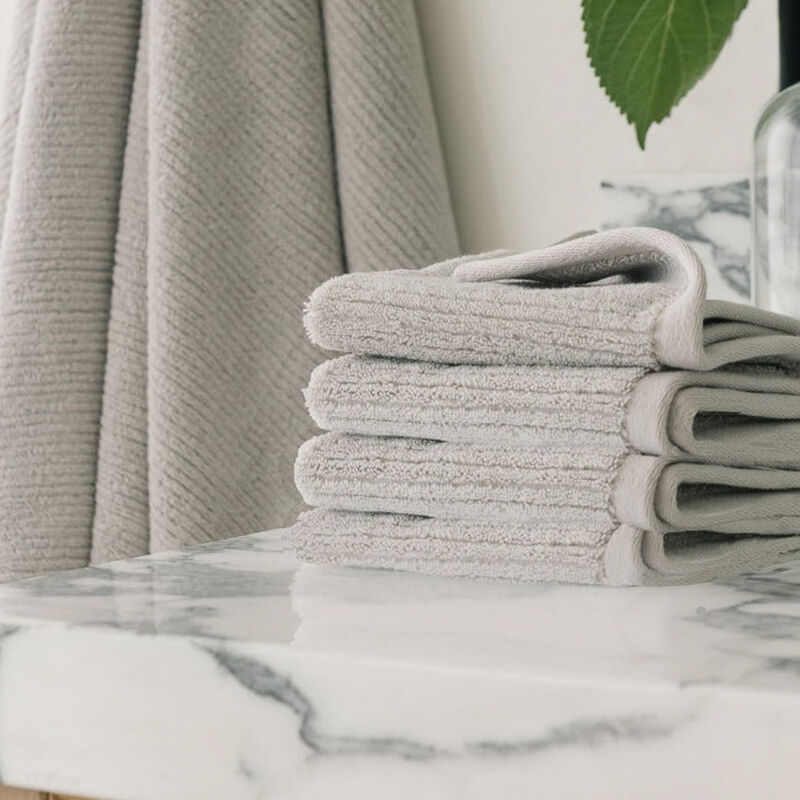 Ribbed Terry Washcloths