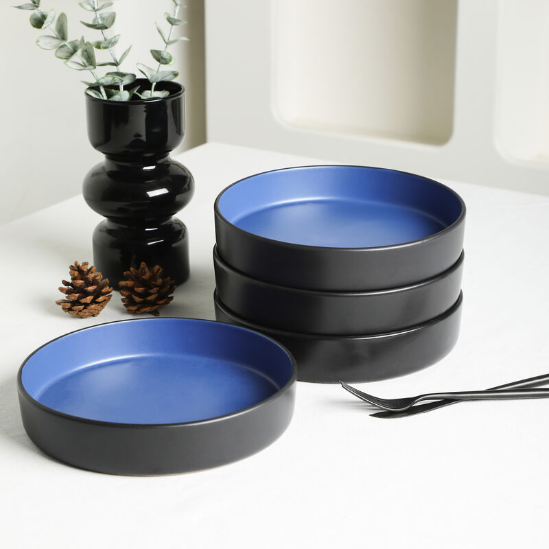 Stone Lain Albie Stoneware 20 Piece Dinnerware Set with Pasta Bowls