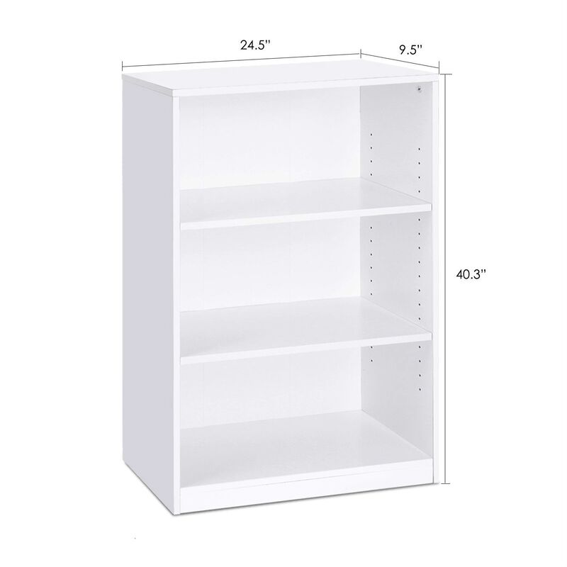 Hivvago Modern 3-Tier Bookcase