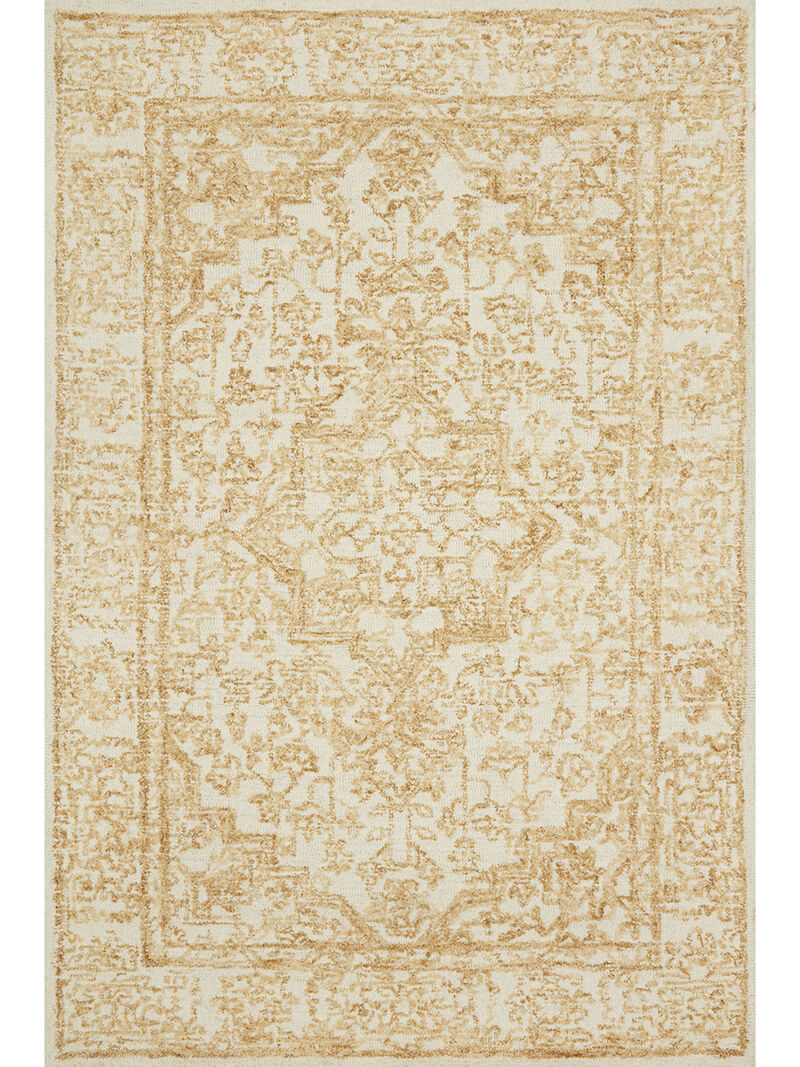 Annie ANN03 White/Gold 7'9" x 9'9" Rug