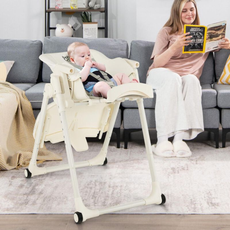 Hivvago 4-in-1 Baby High Chair with 6 Adjustable Heights