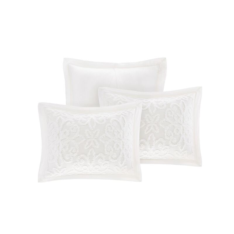Gracie Mills Eldridge 5-Piece Tufted Chenille Floral Medallion Daybed Set