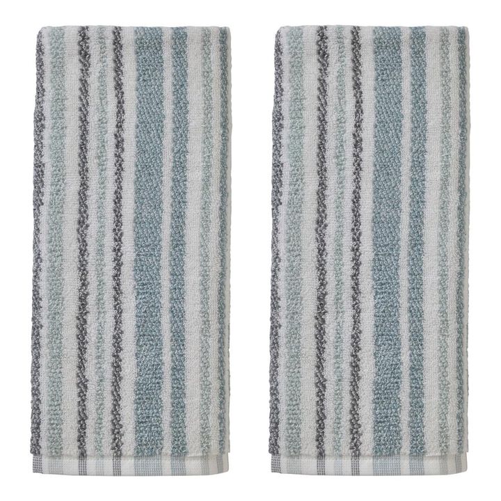 SKL Home Farmhouse Stripe Hand Towels - Set of 2 - 16x26", Multicolor
