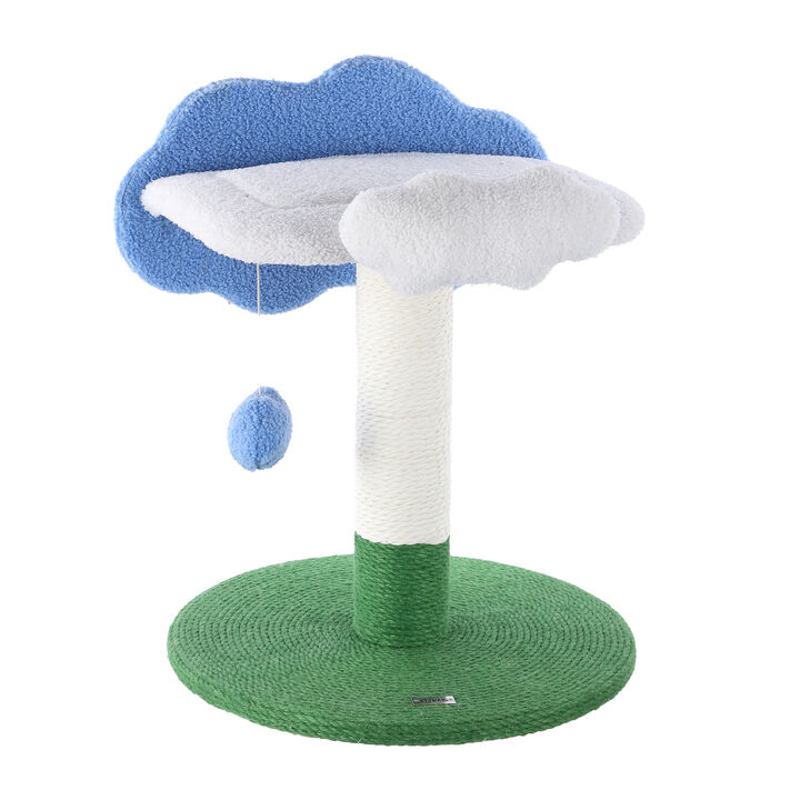 Sami Modern Jute Cloud Cat Tree with Scratching Post