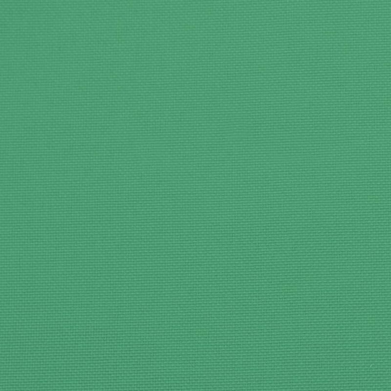 Claire Outdoor Cushion for Bench, Button Tufted Green Fabric, 59 Inch - Benzara