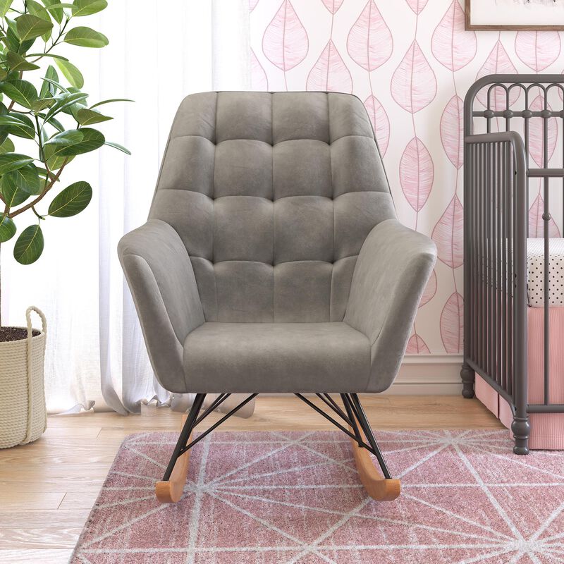 Raven Upholstered Rocker