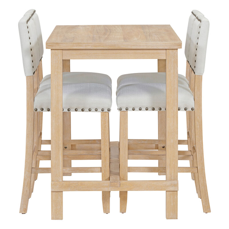 Merax 5-Piece Counter Height Dining Set