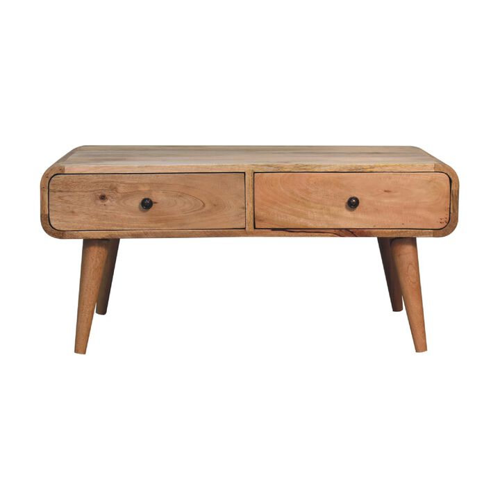 Sonata  Solid Wood 4 Drawer Coffee Table