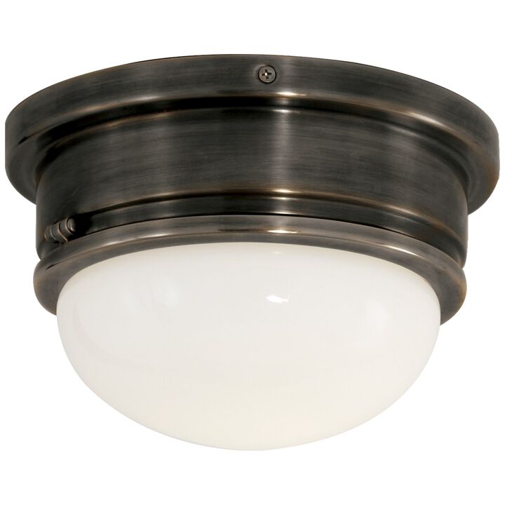 Marine Medium Flush Mount in Bronze