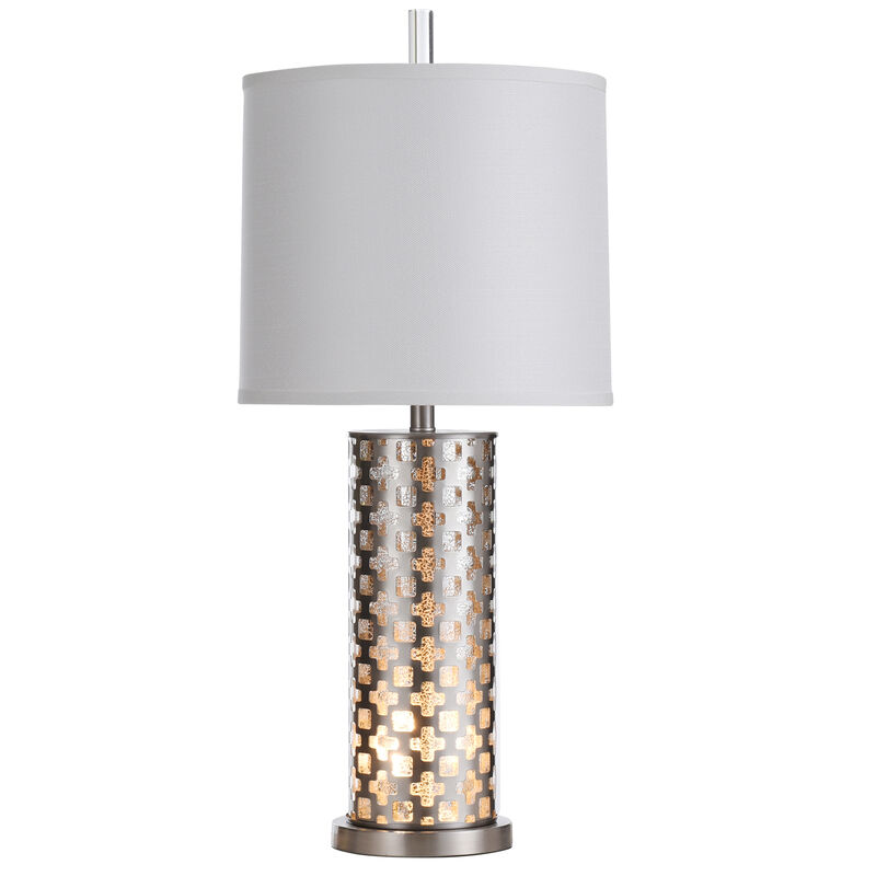 Brushed Steel Lamp (Set of 2)