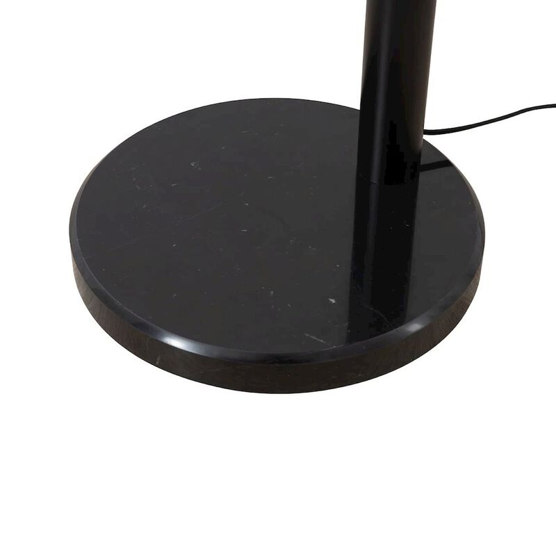 NOVA OF CALIFORNIA Culver 3 Light Arc Floor Lamp - 86, Matte Black & Weathered Brass