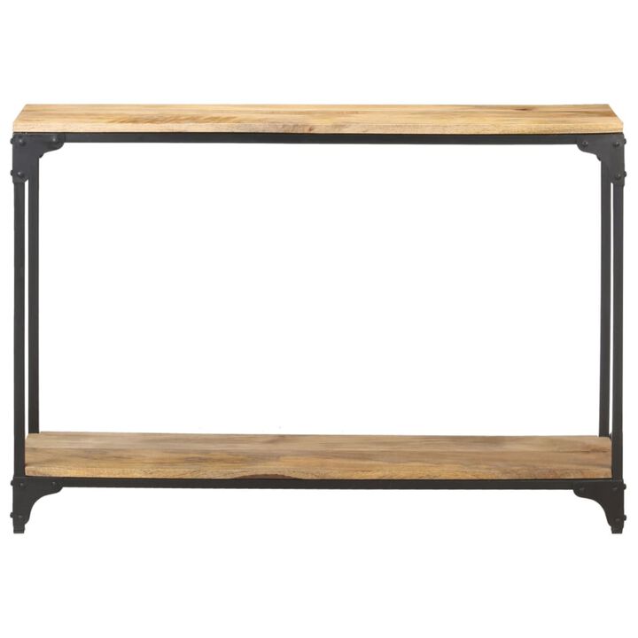 vidaXL Console Table 43.3"x11.8"x29.5" Solid Mango Wood