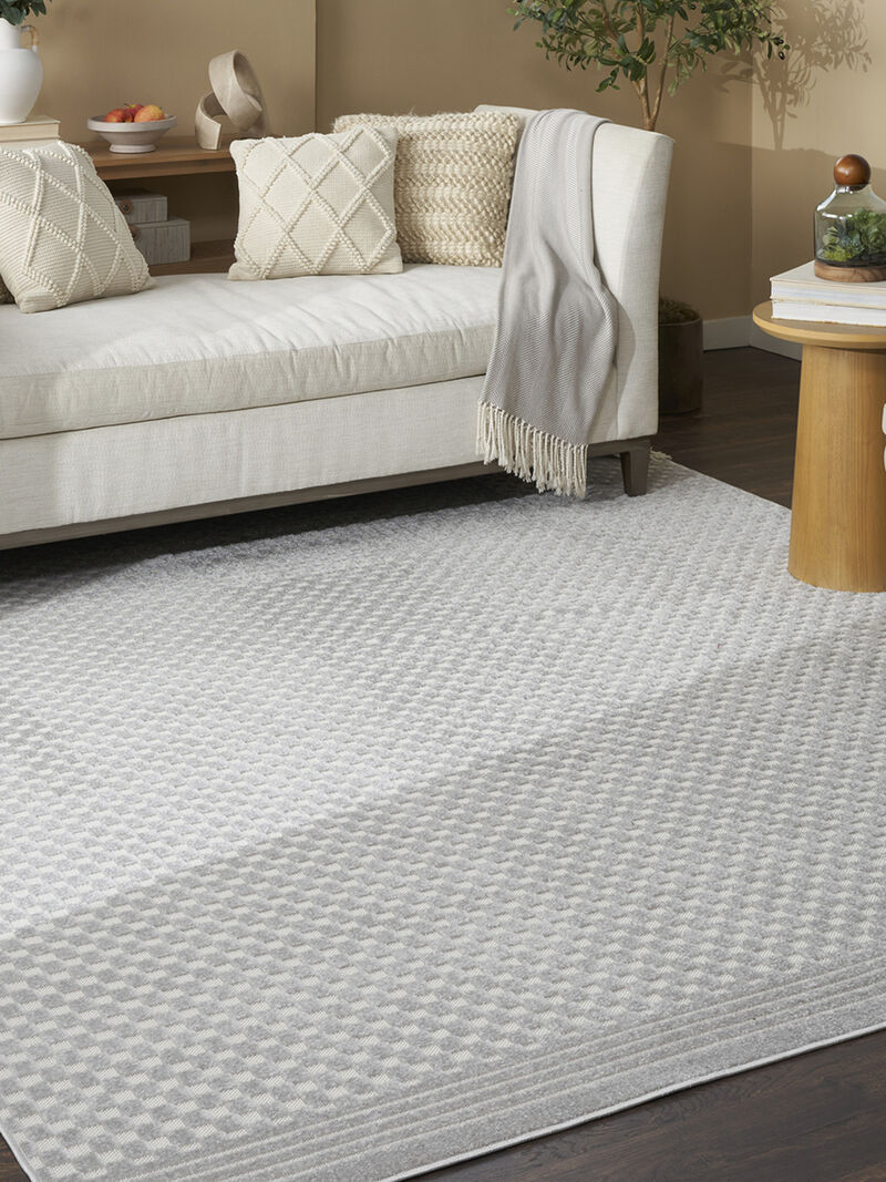 Care Free CAF02 Light Gray 7'10" x 9'10" Rug