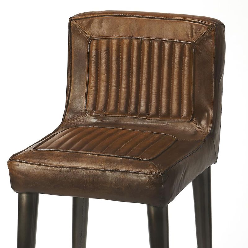 Belen Kox Leather Bar Stool, Belen Kox