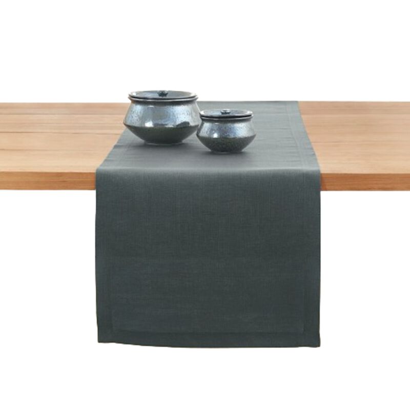 Solino Home 100% Pure Linen Table Runner | Fete for Valentine;s