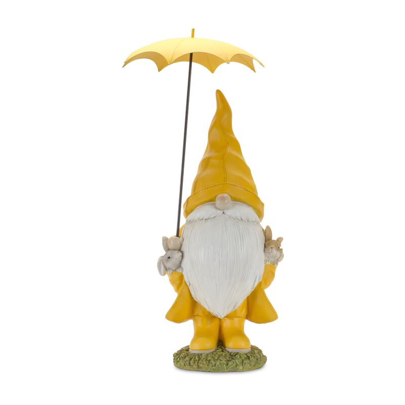 Garden Gnome Statues with Umbrella (Set of 2) – Fun Outdoor Decor for Garden, Patio, and Yard