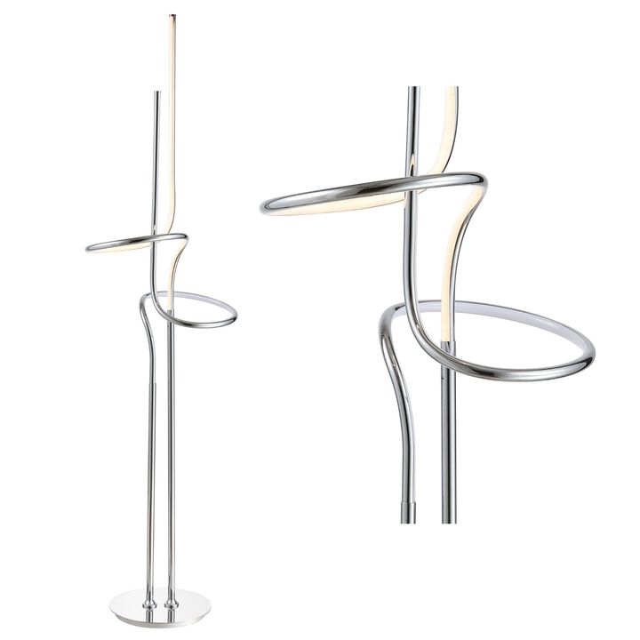 Sketch Minimalist Dimmable Metal Integrated LED Floor Lamp