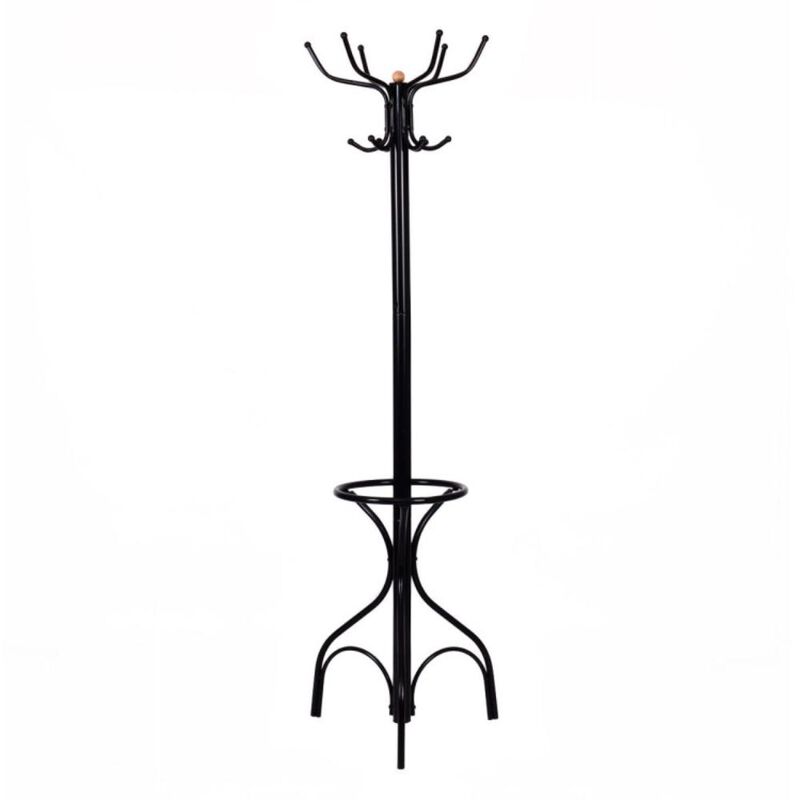 Hivvago Vintage Metal Coat Hat Tree Stand Clothes Hanger