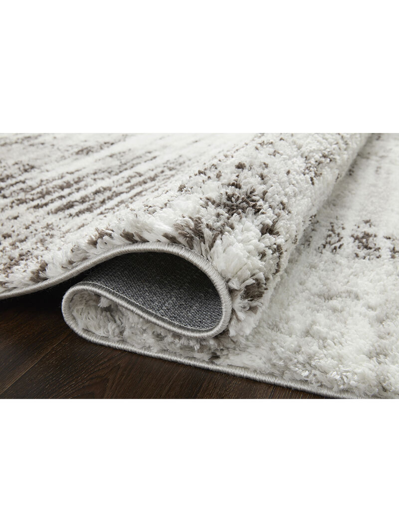 Bliss BLS07 Grey/Cream 3'11" X 6' Rug