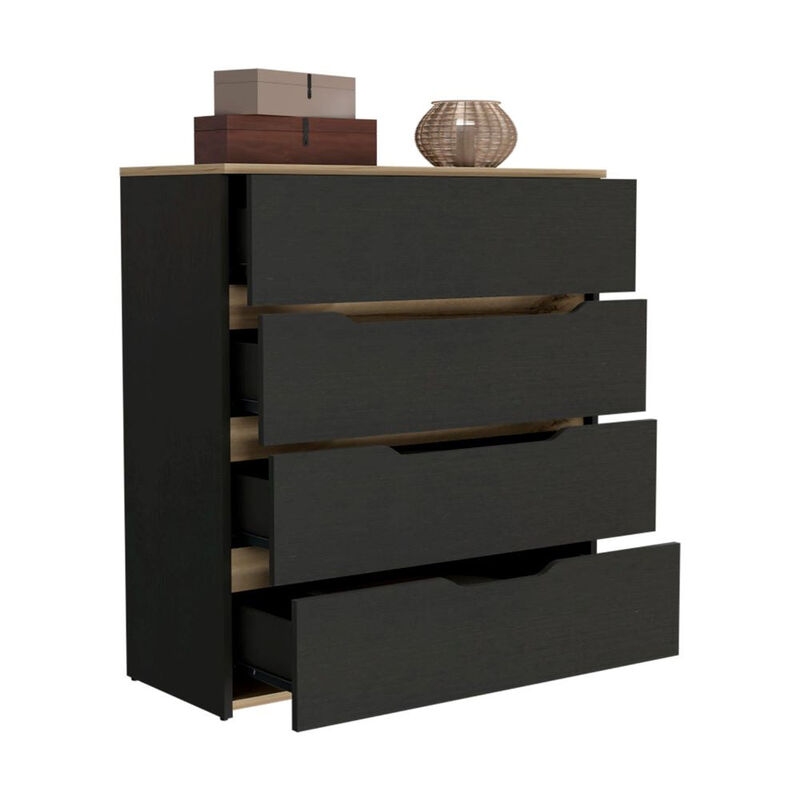 Dresser Oboe, Bedroom, Black / Light Oak