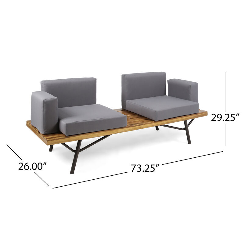 Merax Outdoor 2-Seater Sofa