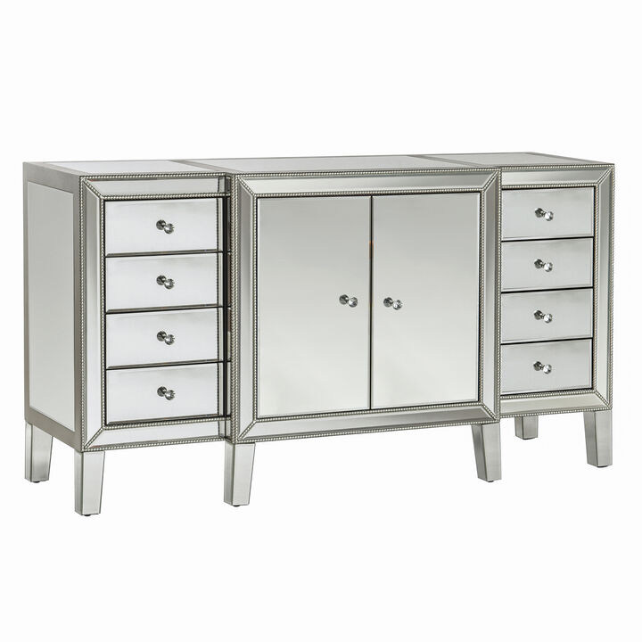 Eight Drawer Two Door Buffet