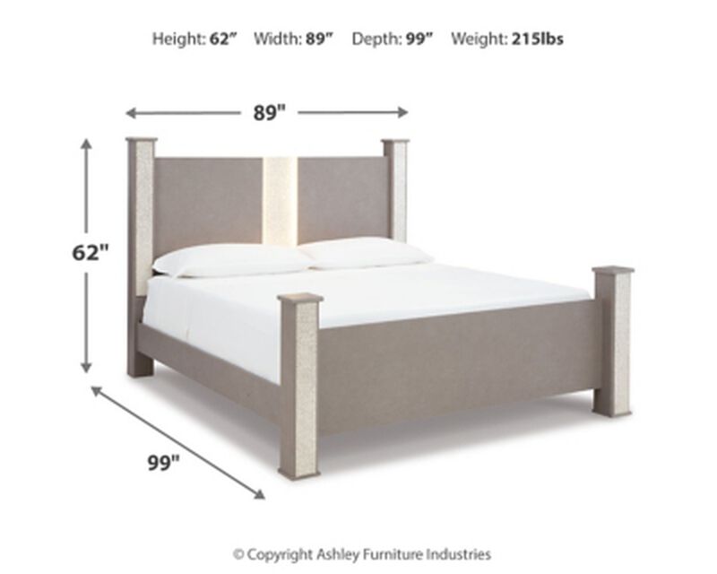 Surancha King Poster Bed