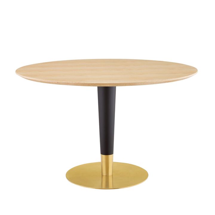Modway - Zinque 47" Dining Table Gold Natural
