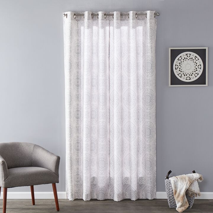 SKL Home Saturday Knight Ltd Kali Sophisticated Design And Slub-Weave Fabric SunSafe Window Panel
