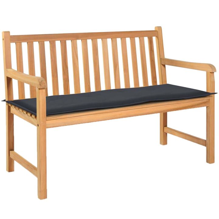 vidaXL Garden Bench Cushion Anthracite 47.2"x19.7"x1.18"