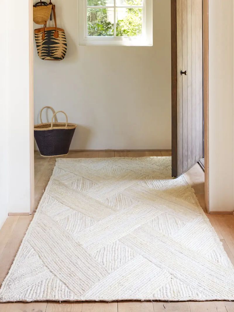 Naturals Tobago Vero White 6' x 9' Rug