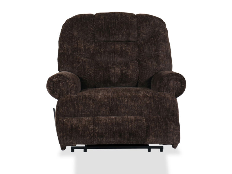 Movie Man Oversized Manual Recliner, Brown
