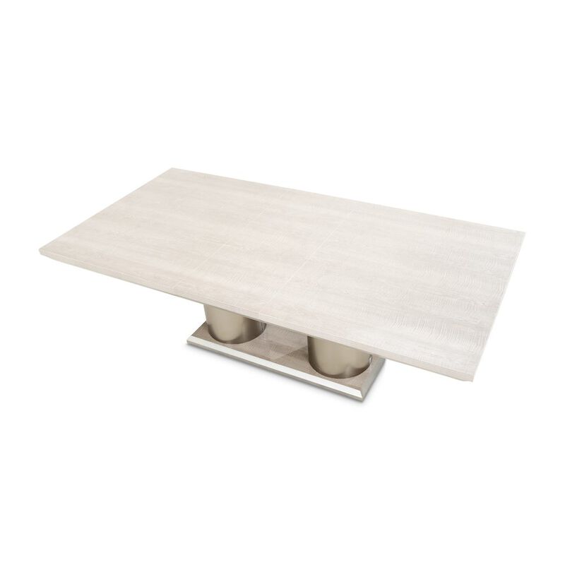 Michael Amini Marin Rectangular Dining Table - Greige
