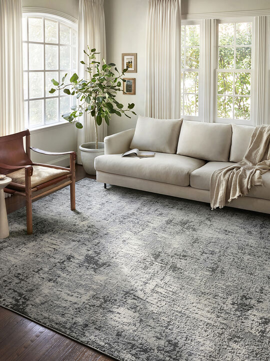 Austen AUS01 Pebble/Charcoal 3'11" x 5'7" Rug