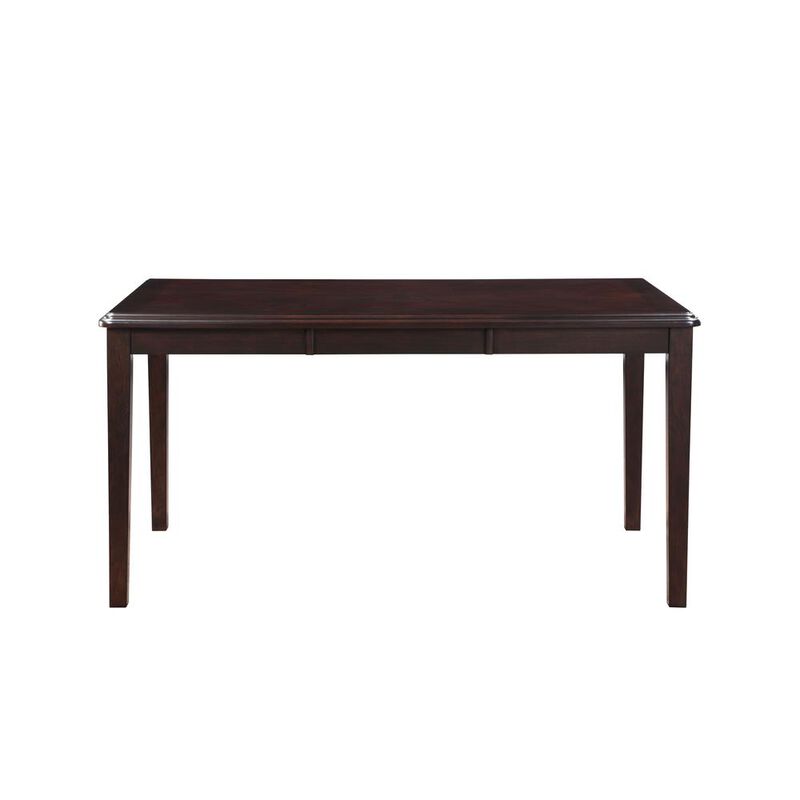 New Classic Furniture Gia 5-Piece 60 Wood Rectangular Dining Set with 4 Chairs in Ebony