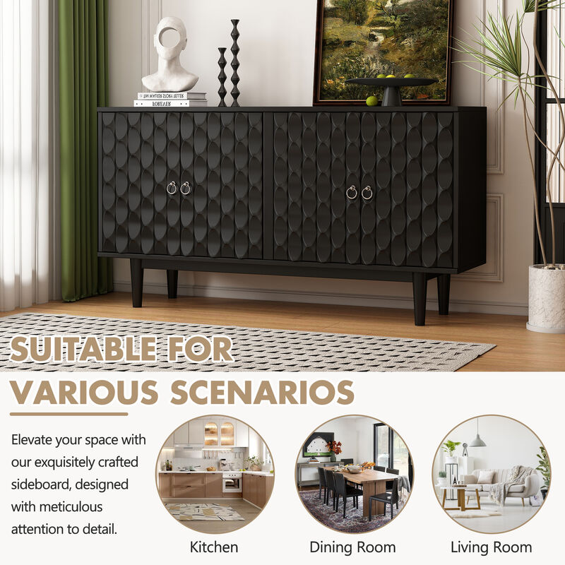 Merax Modern 4-door Sideboard Cabinet
