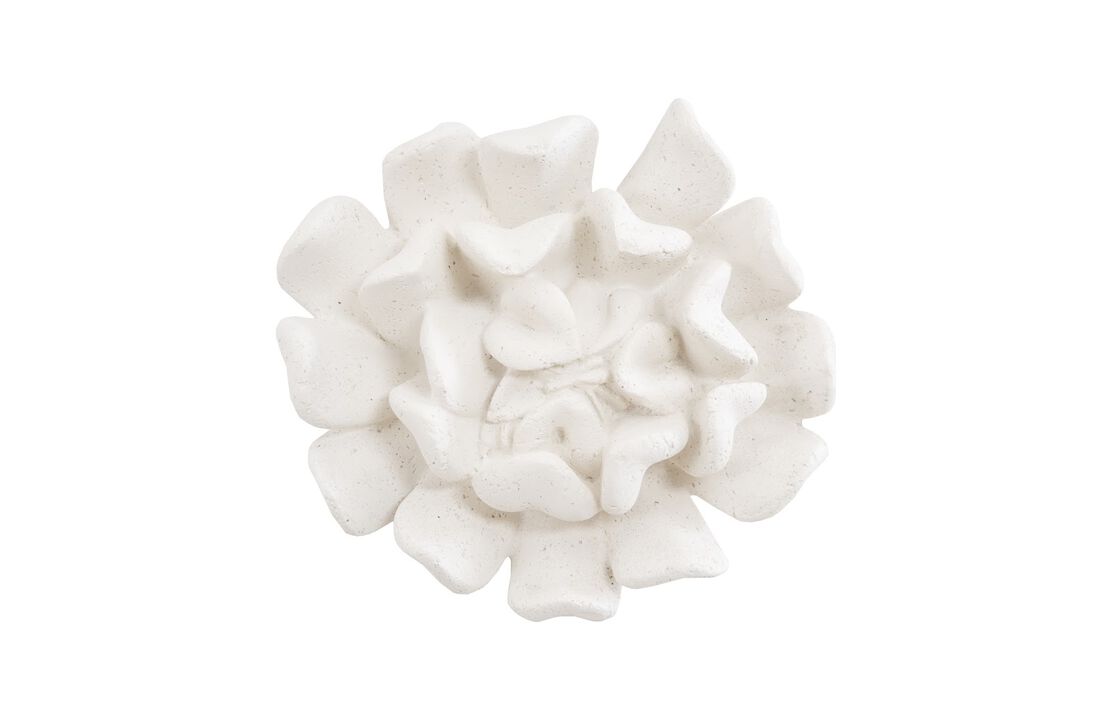 Topsy Turvy Succulent Wall Art in White Stone
