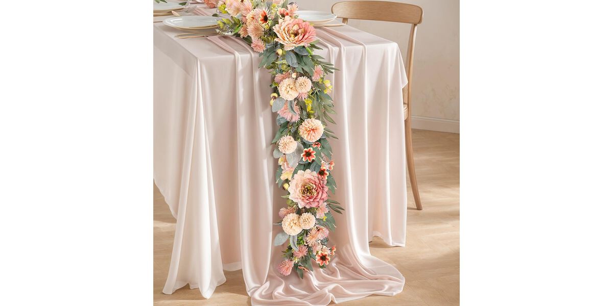 Flower Garland Faux Greenery