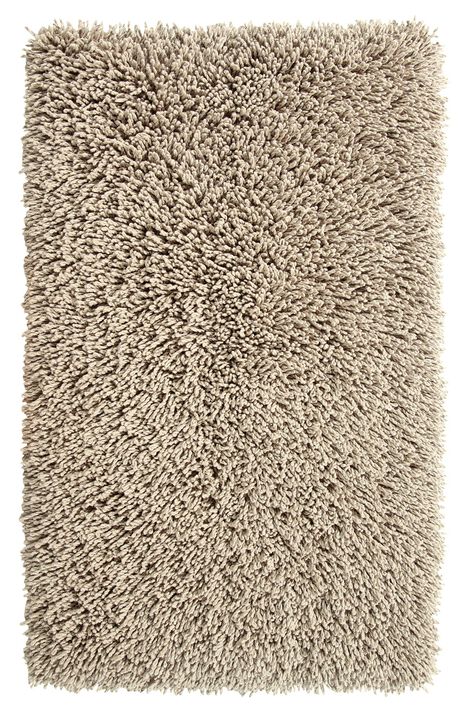 Knightsbridge Melbourne 220 GSF Non Skid Back Bath Rug 24 x 40 - Stone